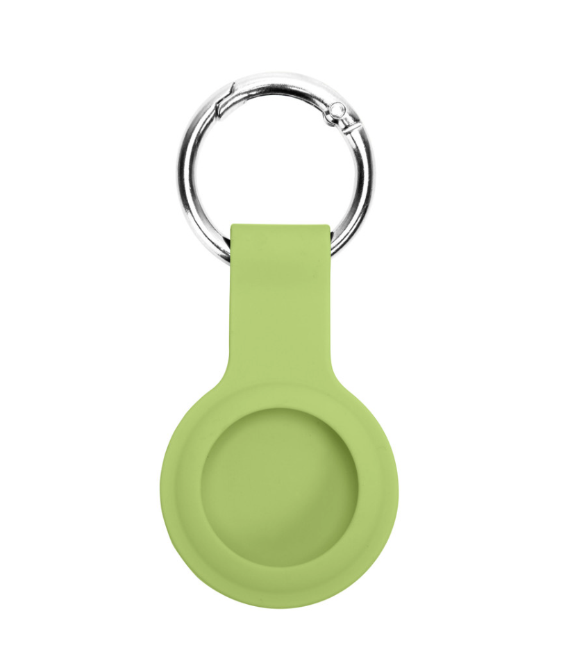 Laser Silicone Key Ring AirTag 4 Pack Green Blue