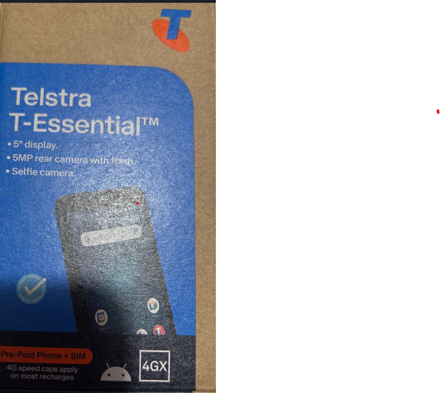 Telstra T- Essential (Prepaid Phone + SIM)